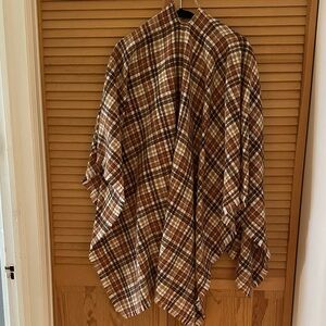 Plaid Brown and Cream Shall